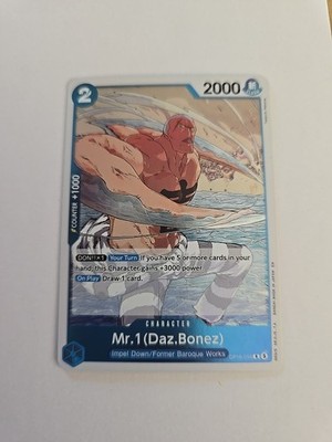 Mr.1(Daz.Bonez) OP16-054 R The Time of Battle Foil English One Piece