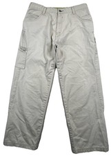 Levi's SilverTab Baggy Carpenter Pants Beige Y2K Men  s 34x32 Actual 34x30 