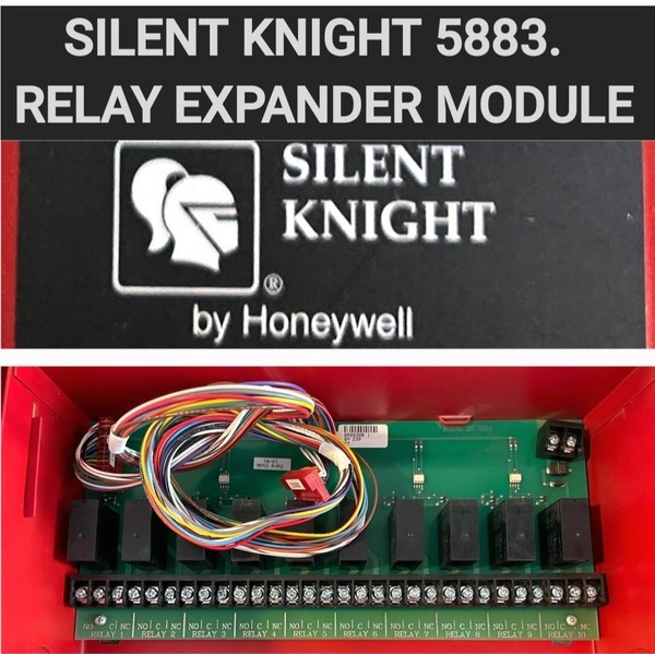 Silent Knight 5883 - Placa de interfaz de relé (10 relés de forma C)