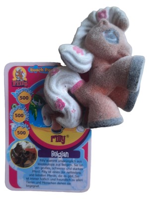 Filly Pferd Belgian Spielfigur Rosa Pferd 4cm Sammelfigur