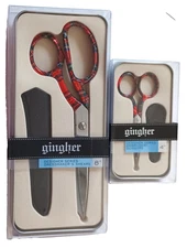 Gingher Designer Series Limited Edition  MIA 8" + 4" Scissors NIB