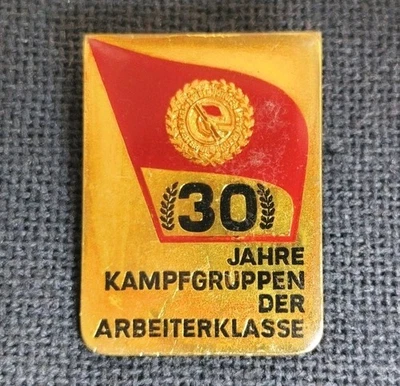 Abzeichen DDR: 30 Jahre Kampfgruppen der Arbeiterklasse 1983 MdI VP - Bild 1 von 3