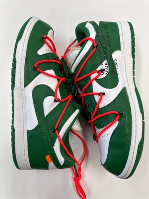 OFF WHITE DUNK LOW PINE GREEN - SIZE 12 (WORN)