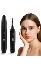 Electric Heated Eyelash Curler USB Rechargeable Makeup Long Lasting Curling Tool