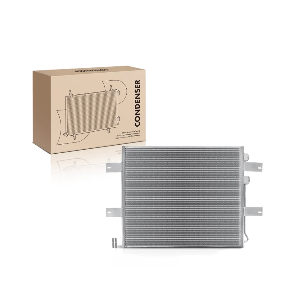 1Pc AC Condenser w/ Bracket for Dodge Ram 2500 Ram 3500 2007 2008 2009 5.9L 6.7L - Изображение 2 из 4