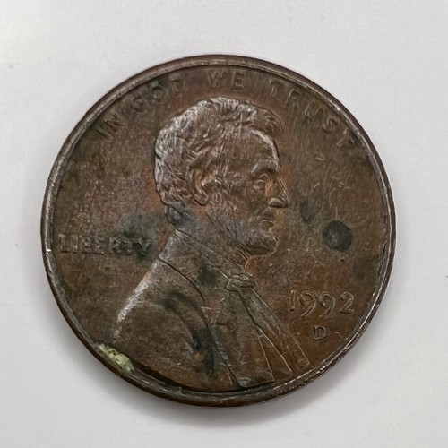 1992 D Triple Die Error BU Lincoln Memorial Penny Cent AM Reverse DDO DDR Fine - Picture 2 of 21