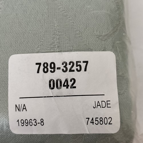 Damask Tablecloth Tone on Tone Jade Green 60x120 Vintage New Oblong - Picture 6 of 6