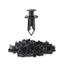 Alpha Rider 100pcs 8mm Fender ATV Push Retainer Clips Fastener for Honda Suzu...