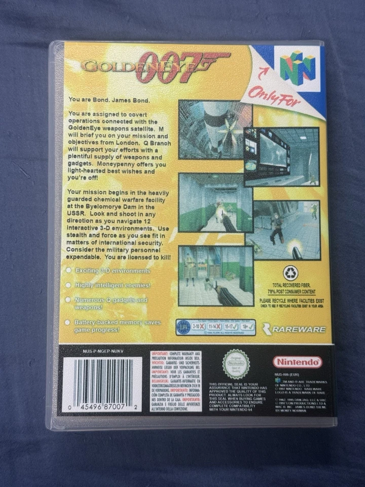 Goldeneye 007 N64 Complete CIB - Tested - Authentic - Image 2 of 4