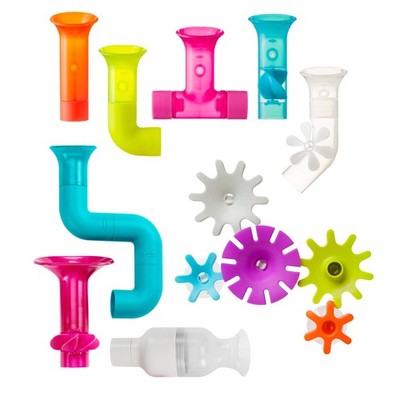 Boon Bundle Baby and Toddler Bath Toys - Includes Pipes, Set 3, Multi 