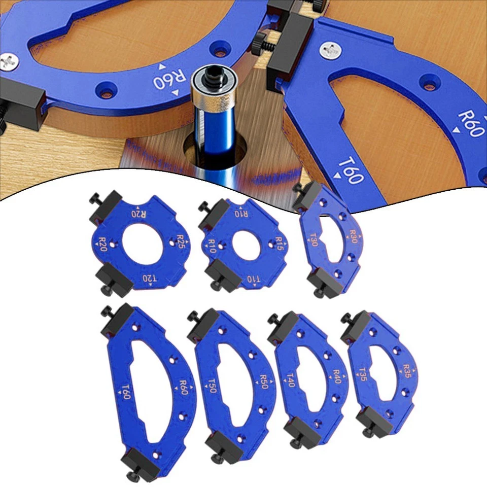 Holzbearbeitung Winkelschablone für präzises Kantenschneiden und Positionieren - Bild 2 von 4