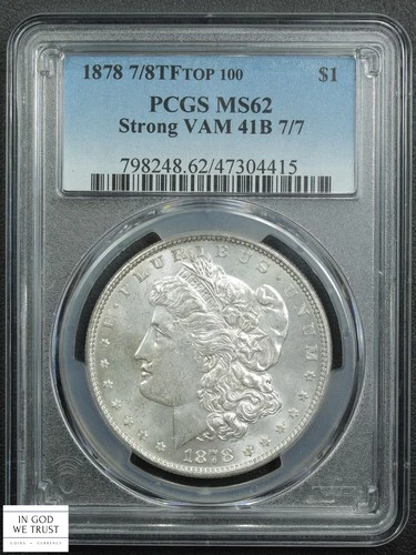 1878 Morgan Dollar — photo from the most recent tracked eBay sale
