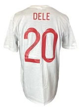 Dele Alli Signed England Soccer T-Shirt Jersey ICONS
