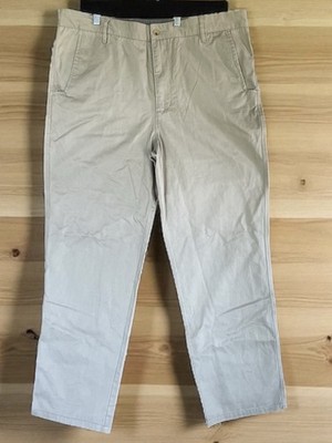 Woolrich Pants Men's 38X32 Milestone Chino Khaki Classic Fit Canvas.