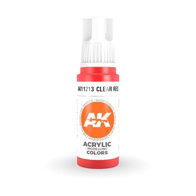 AK Paint Clear Red (17ml) New