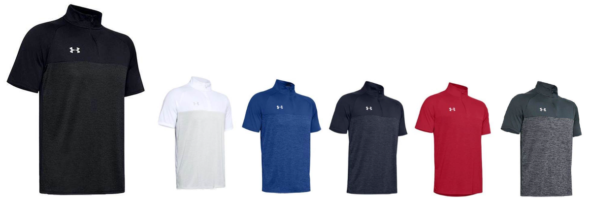 1351357 Under Armour Mens Locker Short Sleeve 1/4 Zip | eBay