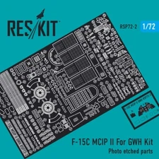 1/72 ResKit RSP72-0002 F-15C MCIP ll For GWH Kit ( Photo-Etched Kit )
