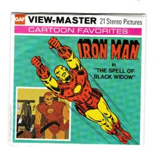 View-Master Iron Man in "The Spell of Black Widow" red tint GAF