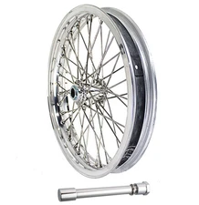 Replica ALLOY 18" KR XR Spool Hub FRONT WHEEL & AXLE for Harley Track Race Bikes