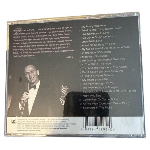 Greatest Love Songs - Music CD - Sinatra, Frank - 2002-01-15 - Wea/Warner Bros. - Picture 2 of 4