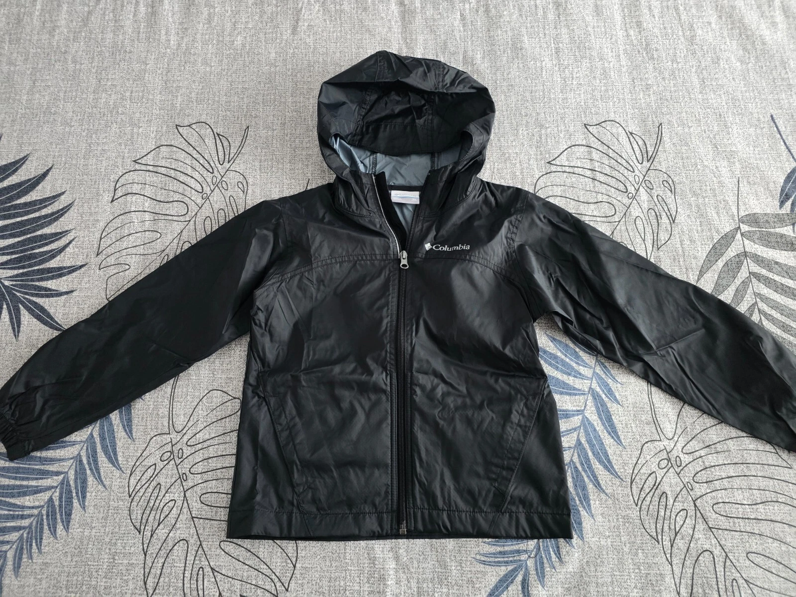 Columbia Kids Glennaker Rain Jacket Black Size 6-7
