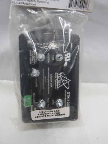 DITEK SURGE PROTECTION MODEL DTK-120SRD 120VAC Series Connected Hybrid - Picture 2 of 4