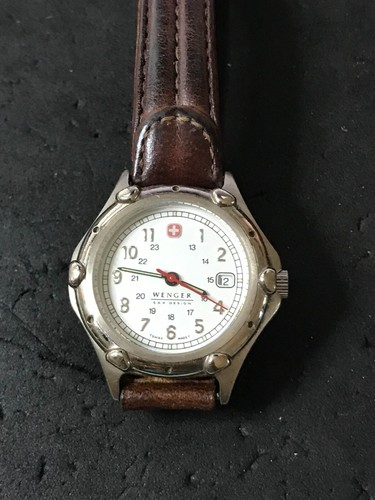 WENGER S.A.K. Design 31mm Quartz White Dial Calendar Ladies Watch, Run (#1854) - Picture 9 of 10