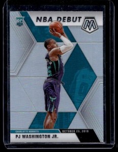 2019-20 Panini Mosaic Silver PJ Washington Rookie Charlotte Hornets #278