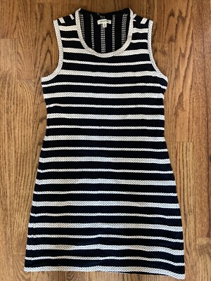 Max Studio Black & Cream Pencil Dress Size Small | eBay