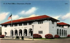 Vintage Tichnor Bros. Postcard C141 Clearwater FL USA!