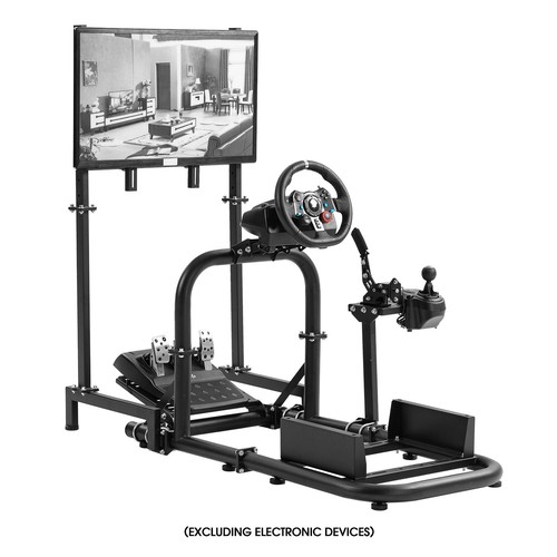 Hottoby Simulator Racing Cockpit Stand with Monitor Stand Fit Logitech G920 G923