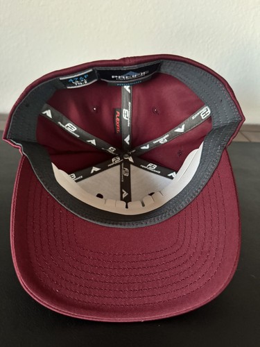 WASHINGTON REDSKINS THROWBACK RETRO LOGO HAT MAROON FLEXFIT ADULT LARGE / XL NEW - Picture 3 of 5