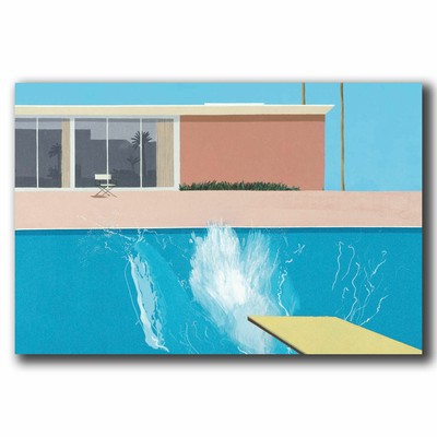 H275 New David Hockney A Bigger Splash Artist Custom Poster Print Art Decor