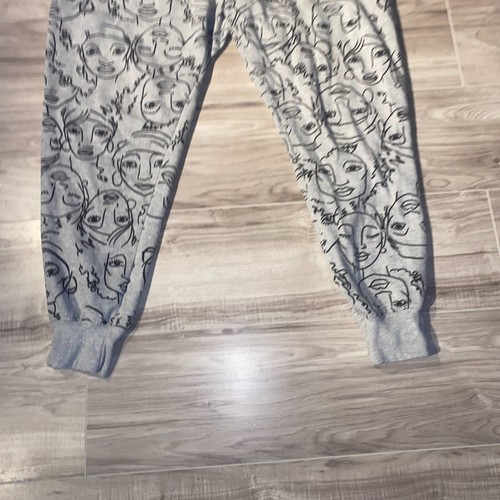 Maya Angelou Gray Womens Face Art Elastic Waist Casualwear Jogger Pants Size XXL - Picture 3 of 11