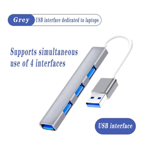 Hub 3.0 Type C 4 Port Hub OTG High Speed Splitter Multiport Docking Accessori$y - Afbeelding 7 van 14