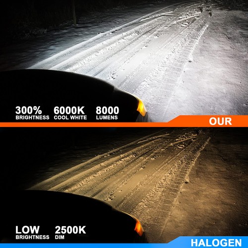 6000K LED Headlights + Fog Lights Combo 6x For Dodge durango 2011 2012 2013 - Picture 12 of 12
