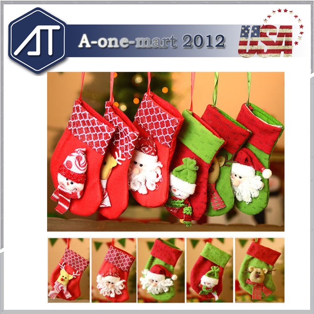 6 pack christmas stockings