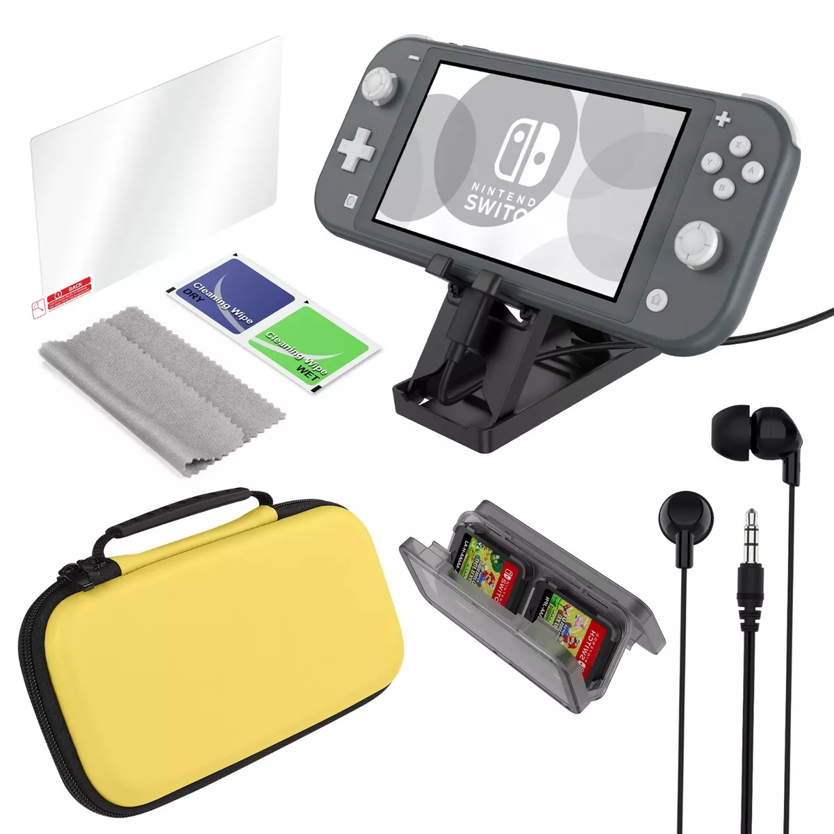 Nintendo Switch 6-in-1 Accessoire Débutant Paquet - Jaune - Interrupteur  Lite