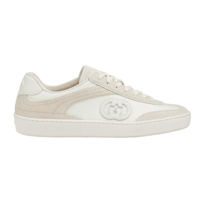 ＊GUCCI＊ G75 インターロッキング G スニーカー GUCCI Interlocking G75 $920 Women's White Suede Sneakers New