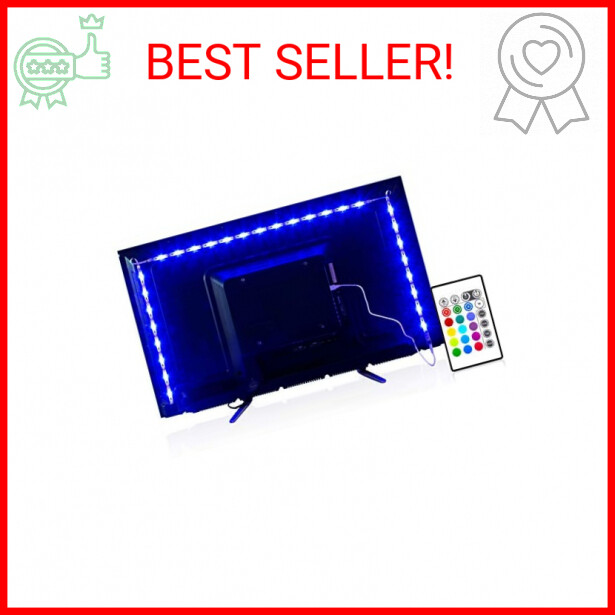 6.56ft PANGTON VILLA USB LED Strip Lights for 40-60in TV Backlight-image
