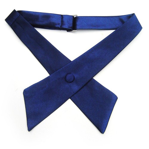 Adjustable Criss-Cross Tie School Uniform Cross Bow Pre Tie Necktie Satin Girls' - Picture 25 of 35