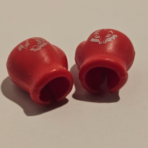 G.I. Joe ARAH 1987 Big Boa Red Boxing Gloves Original Vintage Part - Picture 2 of 3