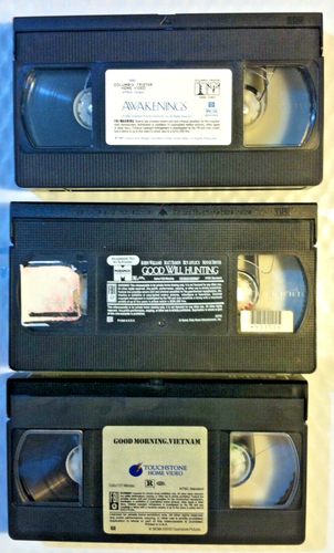 4x 🔥ROBIN WILLIAMS🔥 VHS Good Will Hunting Morning Vietnam Awakenings Birdcage - Picture 5 of 6