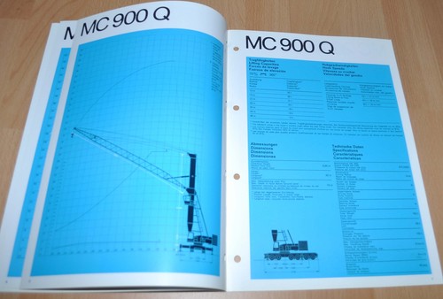 1982 Demag Mannesmann Truck Wheel Mobile Quay Cranes Brochure Prospekt - Picture 4 of 11