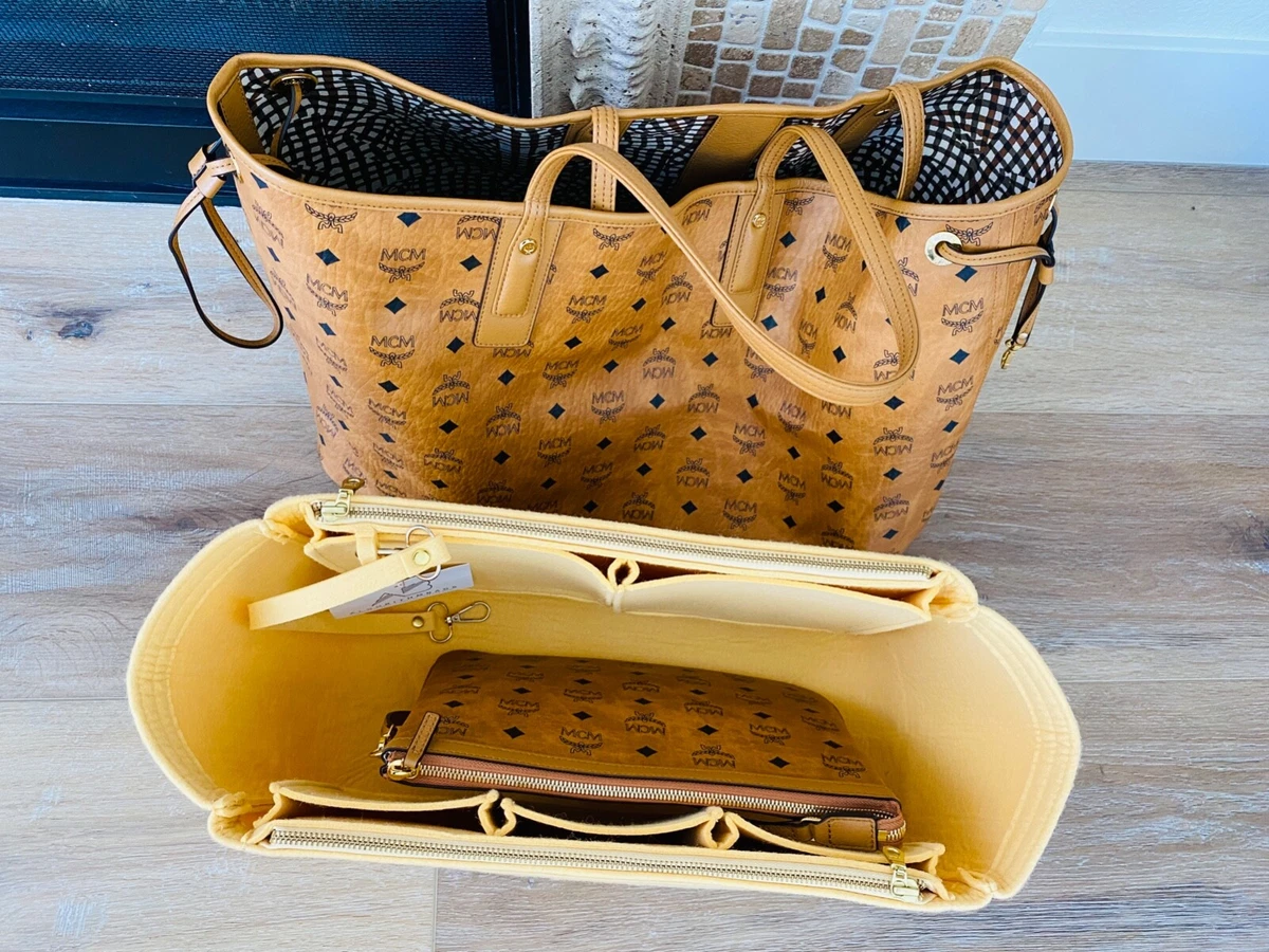 New AlgorithmBags Organizer Insert w Zippers for MCM Liz LARGE