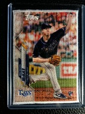 2020 Topps Update Boxloader Patch #BPBM Brendan McKay RC Tampa Bay Rays