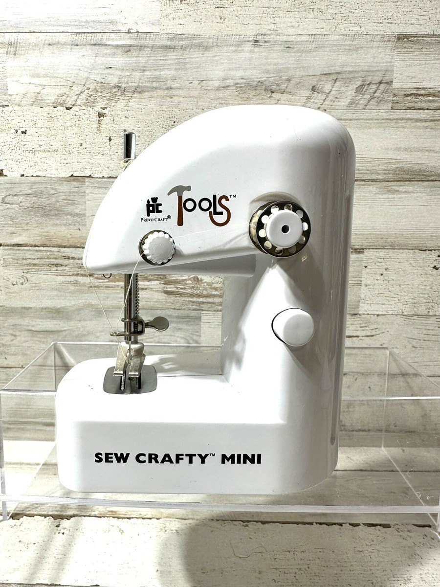 Provo Craft PC Tools Sew Crafty Mini Sewing Machine Hand Held