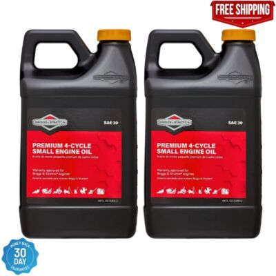 #ad 2 Pack Briggs amp; Stratton 4 Cycle 48 oz Small Engine Oil SAE 30.Best Price $23.98