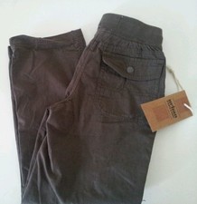 Urban Pipeline Boys Kids Dark Green Pants Adjustable Waist Cotton Blend Size S
