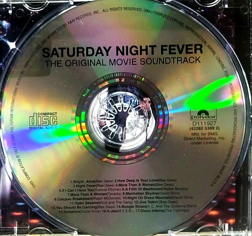 Saturday Night Fever - "Original Movie Soundtrack" - ( CD - Polydor Records ) - Image 3 of 4